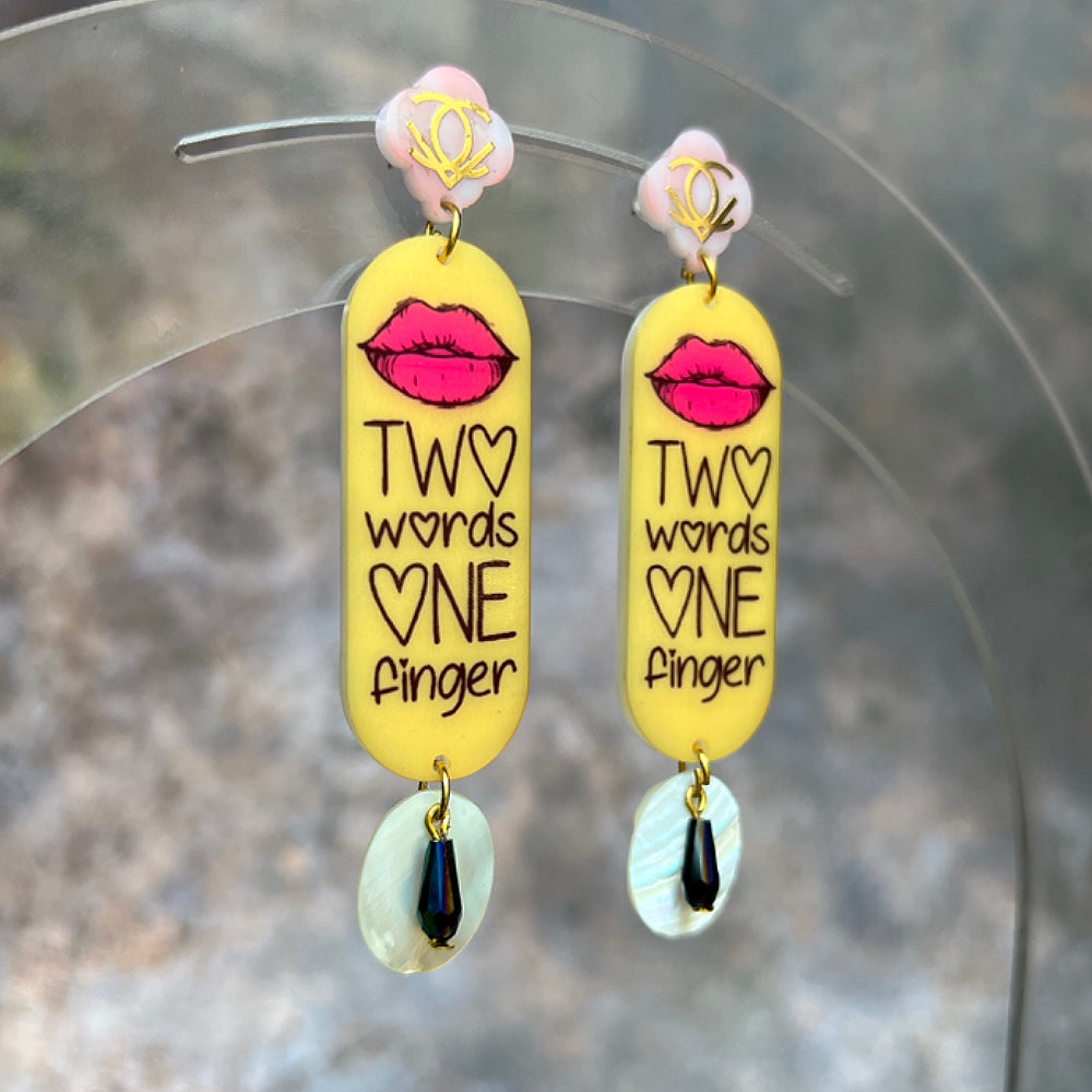 Two words one Finger