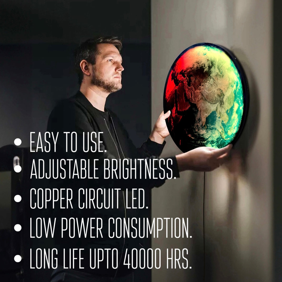 Earth Wall Lamp (RGB)