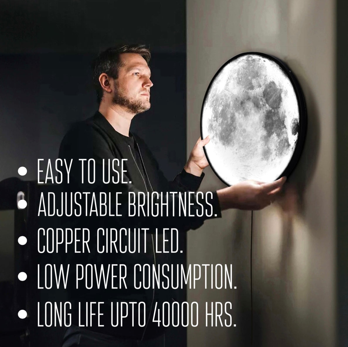 Moon Wall Light (RGB)