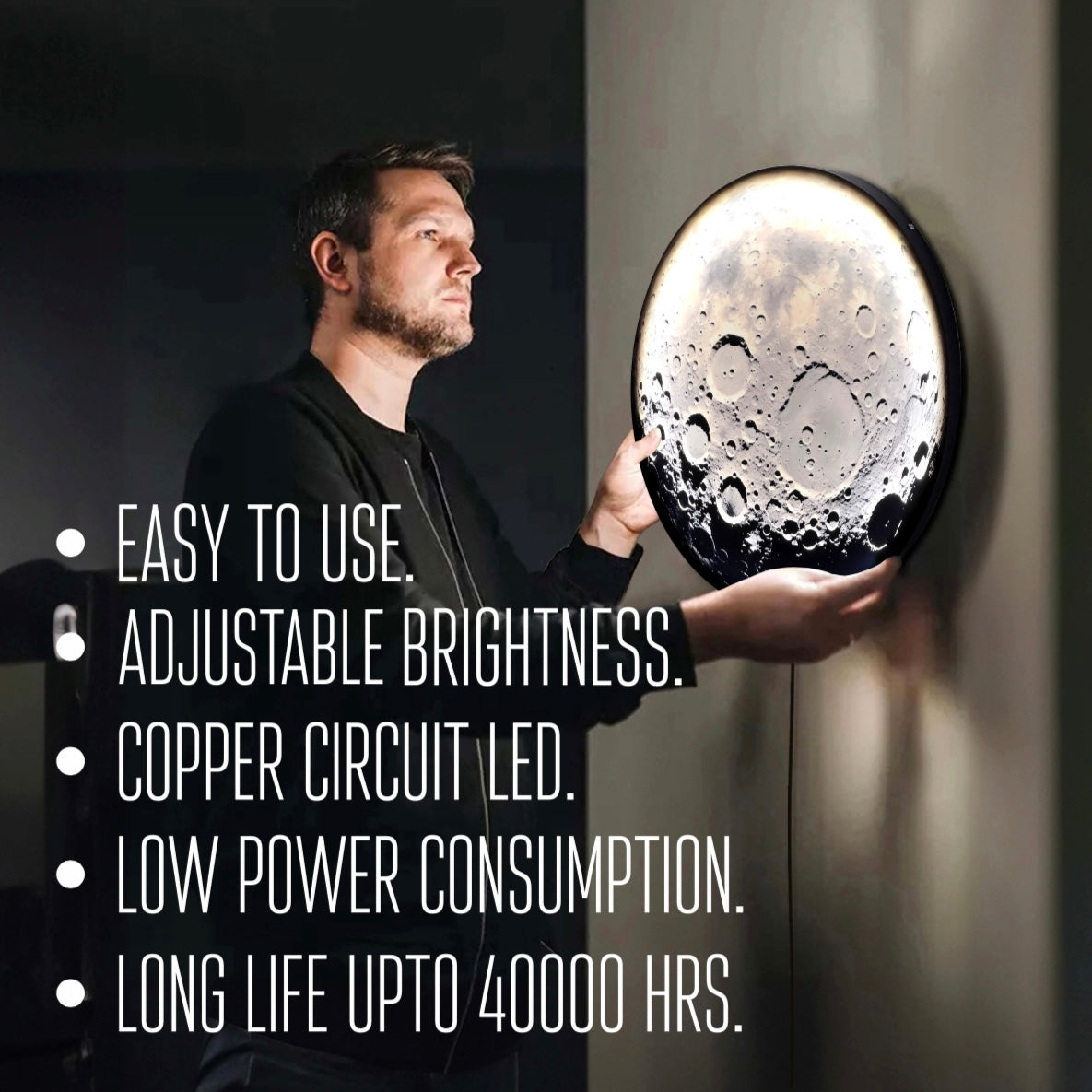 Moon 2 Wall Light (RGB)