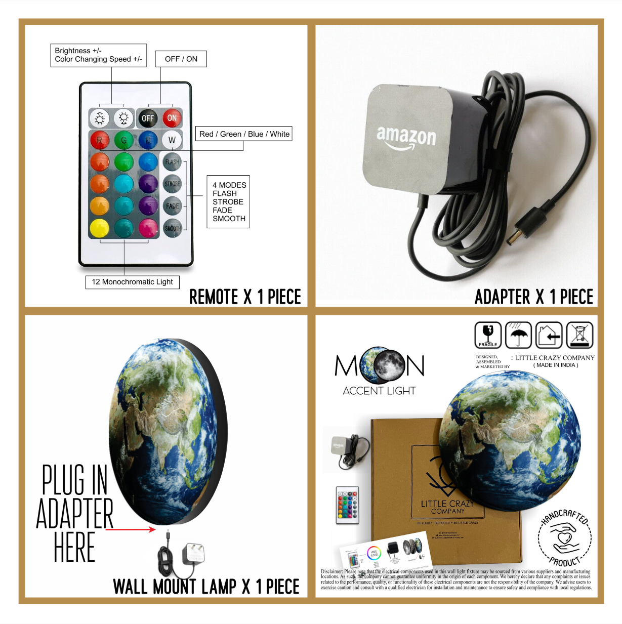 Earth Wall Lamp (RGB)