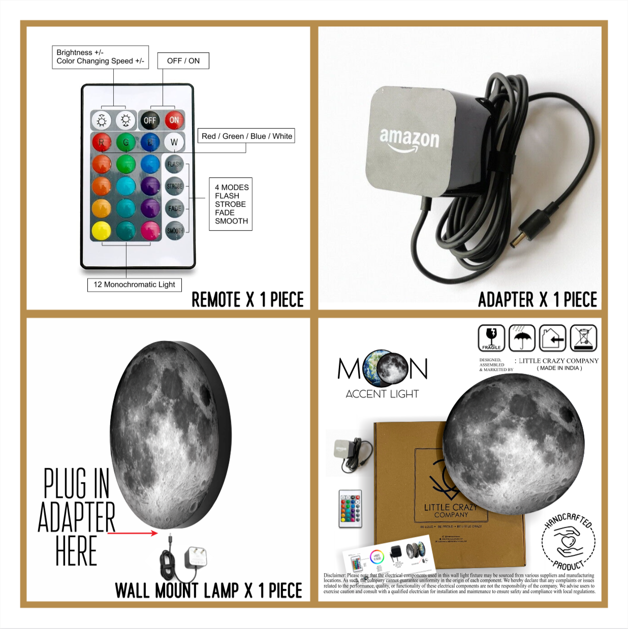 Moon Wall Light (RGB)