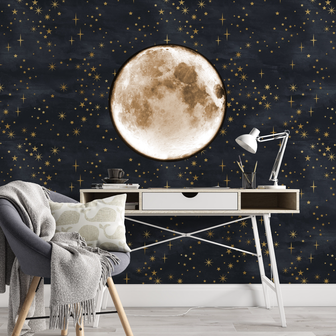 Moon Wall Light (RGB)