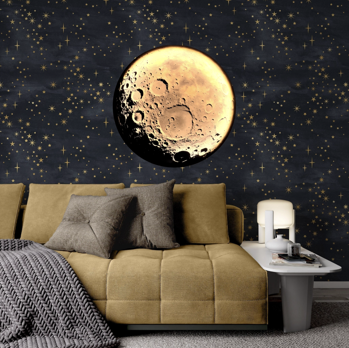 Moon 2 Wall Light (RGB)
